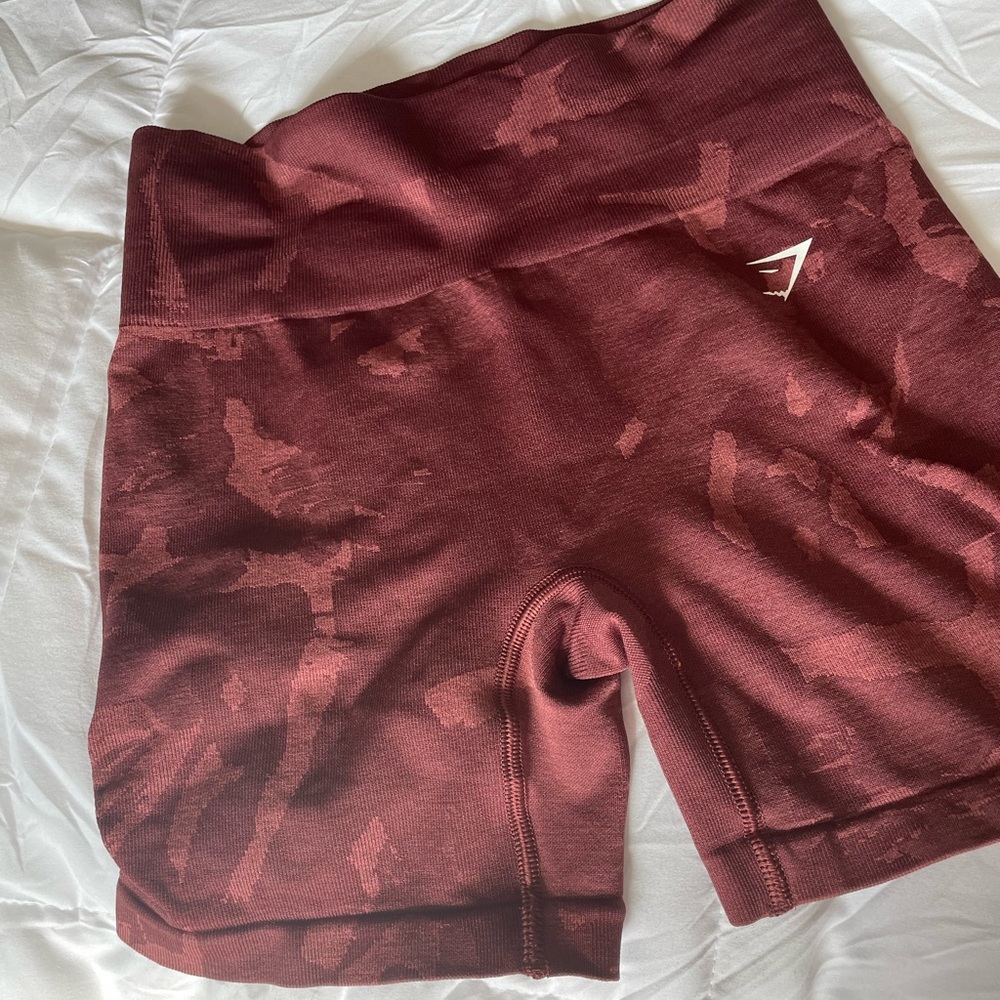 Cherry Brown Camo Shorts